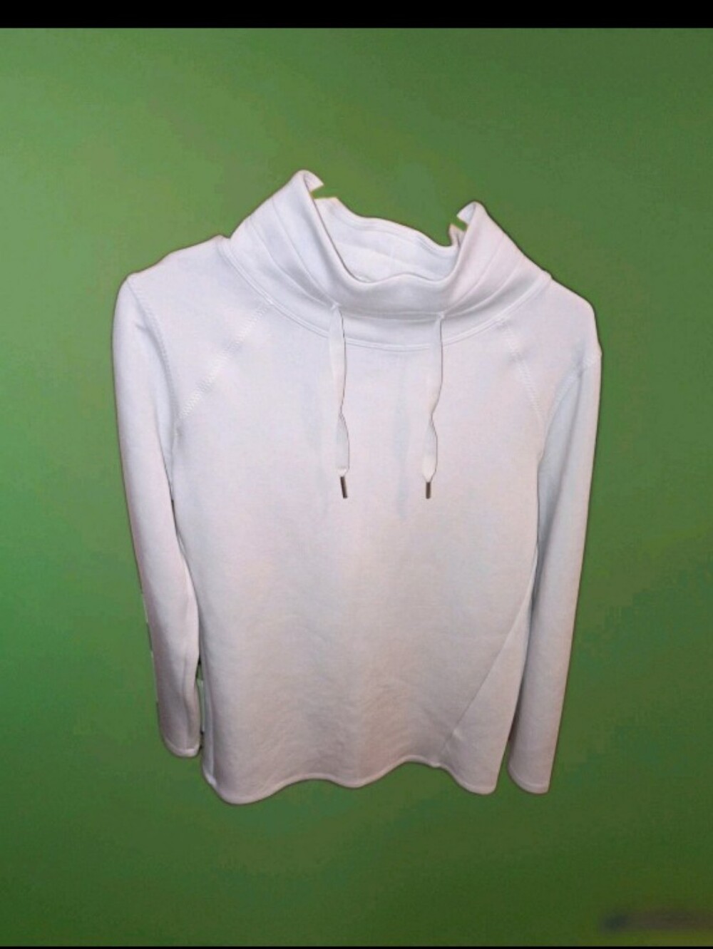 Spanx Air Essentials "Got Ya Covered" Pullover. White Cloud. Sz. Women M
